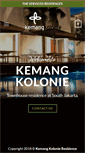 Mobile Screenshot of kemangkolonie.com