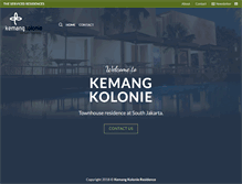 Tablet Screenshot of kemangkolonie.com